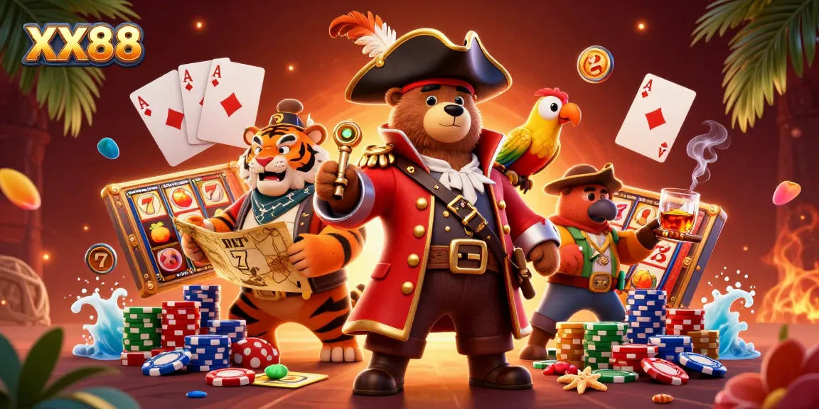 Play exciting games at XX88 with captivating casino characters and dynamic elements.