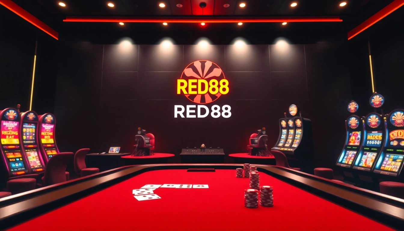 Experience the thrill at RED88 with vibrant casino games and engaging online betting interfaces.