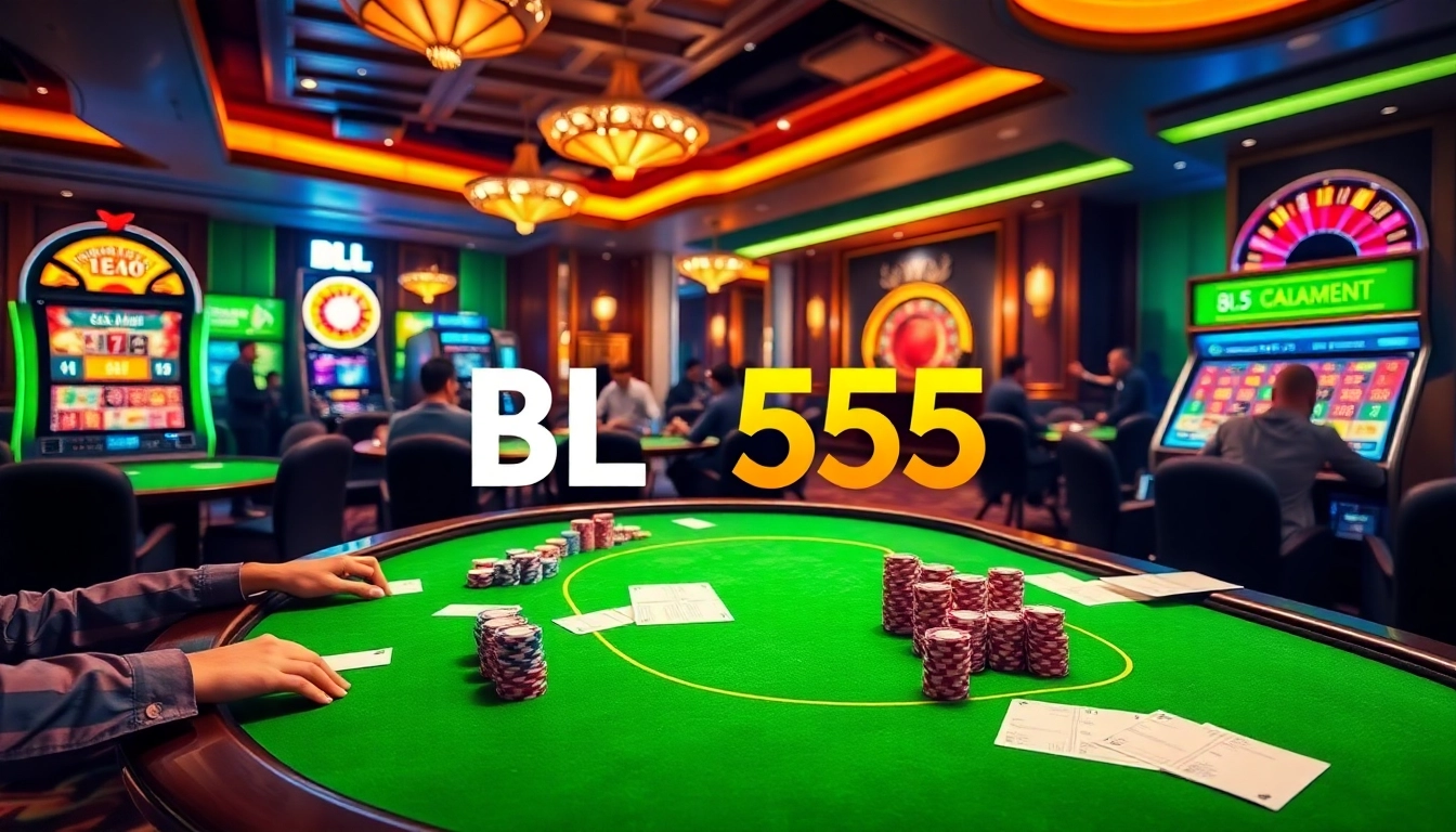 Jogadores do BL555 desfrutam de jogos de cassino online empolgantes com apostas de alto risco.