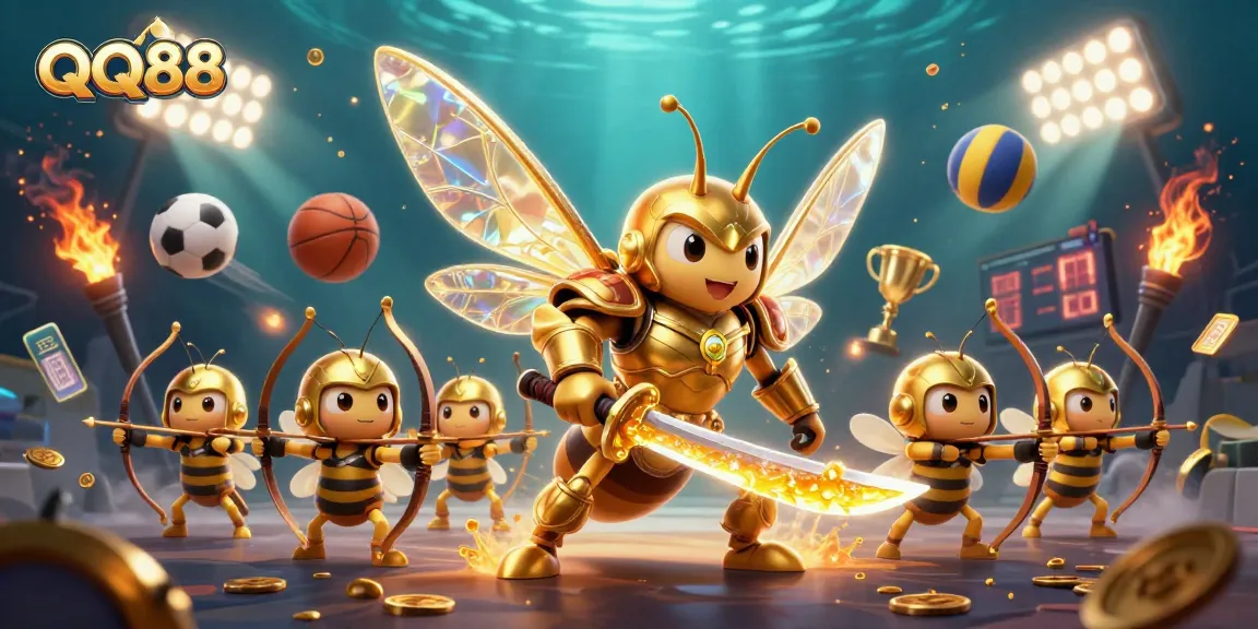 Experience exhilarating gameplay at QQ88 with immersive 3D visuals and dynamic sports betting elements.